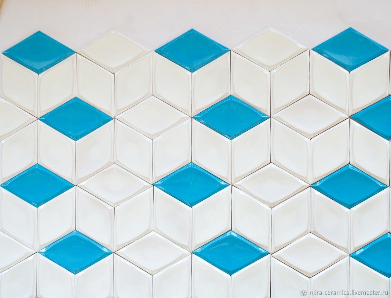 Керамическая плитка: Рельефные Ромбы в интернет-магазине на Ярмарке ...