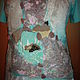 Blouse  turquoise Wool silk felted. Blouses. Wool Felting (goldruno). Online shopping on My Livemaster.  Фото №2