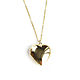 Gold-plated heart pendant, heart pendant, opening locket. Pendants. Irina Moro. My Livemaster. Фото №4