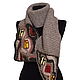 Scarf 'Hundertwasser Windows' knitted No. №3, Scarves, Moscow,  Фото №1