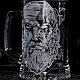 Order Kratos, the God of War. Mug with engraved. ArtGraving. Livemaster. . Wine Glasses Фото №3
