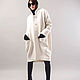 Oversize Coat/ Asymmetrical Coat/Wool cashmere Coat/ F1731. Coats. Flo Atelier. Online shopping on My Livemaster.  Фото №2