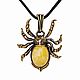 Spider Pendant Amulet Good Luck Charm on a cord. Pendant. BalticAmberJewelryRu Tatyana. Online shopping on My Livemaster.  Фото №2