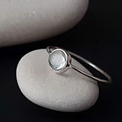 Украшения handmade. Livemaster - original item Silver ring with rock crystal.. Handmade.