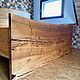 Bed made of elm slab in Loft style (project d. Kryukovo). Bed. uloft. My Livemaster. Фото №4