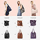 oversize leather bag huge bag package string bag black shopper bag. Shopper. BagsByKaterinaKlestova (kklestova). My Livemaster. Фото №5