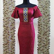 Одежда handmade. Livemaster - original item Author`s jacquard dress 