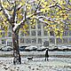  Oil painting Landscape 'Predzimye', Pictures, Moscow,  Фото №1
