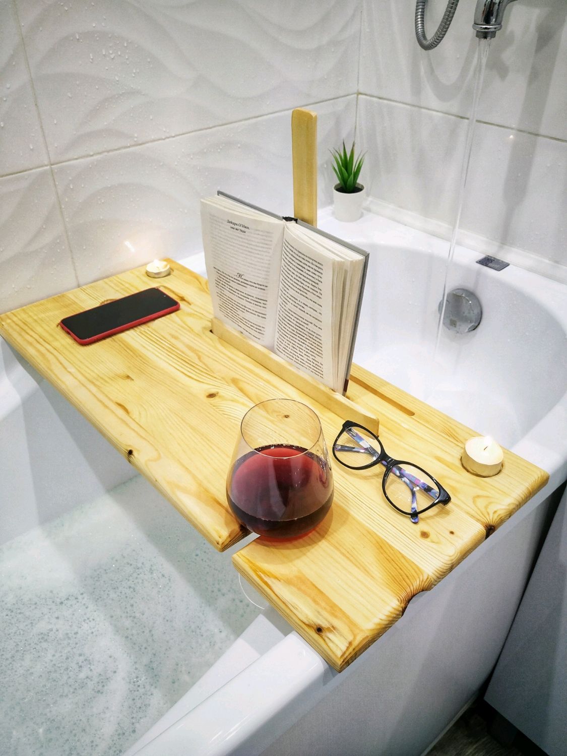 Винный столик для ванны