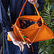 Сумка женская «Апельсин». Классическая сумка. Knittessa. Ярмарка Мастеров.  Фото №6