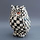 Vase sculptural Checkered owl. Vases. Mila. Online shopping on My Livemaster.  Фото №2