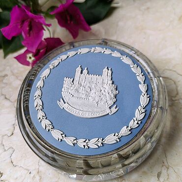 Винтаж ручной работы. Ярмарка Мастеров - ручная работа Винтаж: Пресс-папье Wedgwood / Веджвуд. Хрусталь. Англия. Лондонский Тауэр. Handmade.