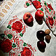Tablecloth with embroidery 'Khokhloma'. Tablecloths. Славяночка-вышиваночка (oksanetta). Online shopping on My Livemaster.  Фото №2