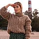 Women's sweater with plowshares, Sweaters, St. Petersburg,  Фото №1
