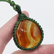 Украшения handmade. Livemaster - original item Carnelian carnelian pendant pendant with carnelian pendant natural. Handmade.