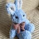  Вязаный спицами пушистый зайка. Мягкие игрушки. Светлана Максимова(maxi_knit). Ярмарка Мастеров.  Фото №6