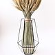 Vase for plants and flowers. GEOMETRIC VASE. candle holder. Loft. Vases. Glass Flowers. Online shopping on My Livemaster.  Фото №2