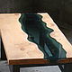 Order Table cedar loft-style turquoise Katun. Joinery in Altai. Livemaster. . Tables Фото №3