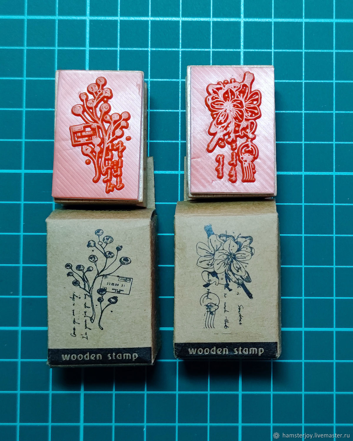 Штампы/печати деревянные флора и фауна купить в интернет-магазине ...