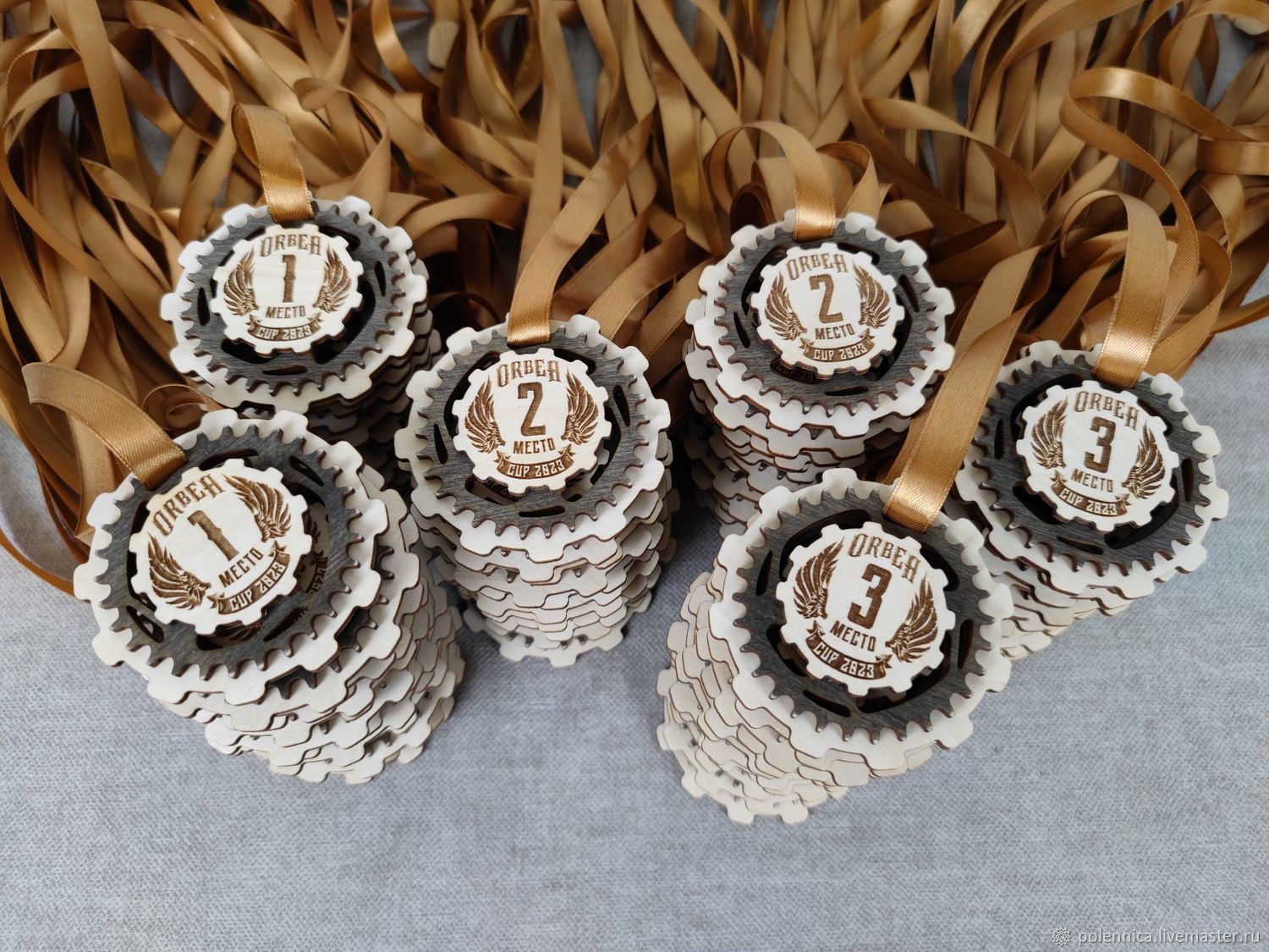 Наградные медали деревянные на заказ / спортивные медали в интернет ...