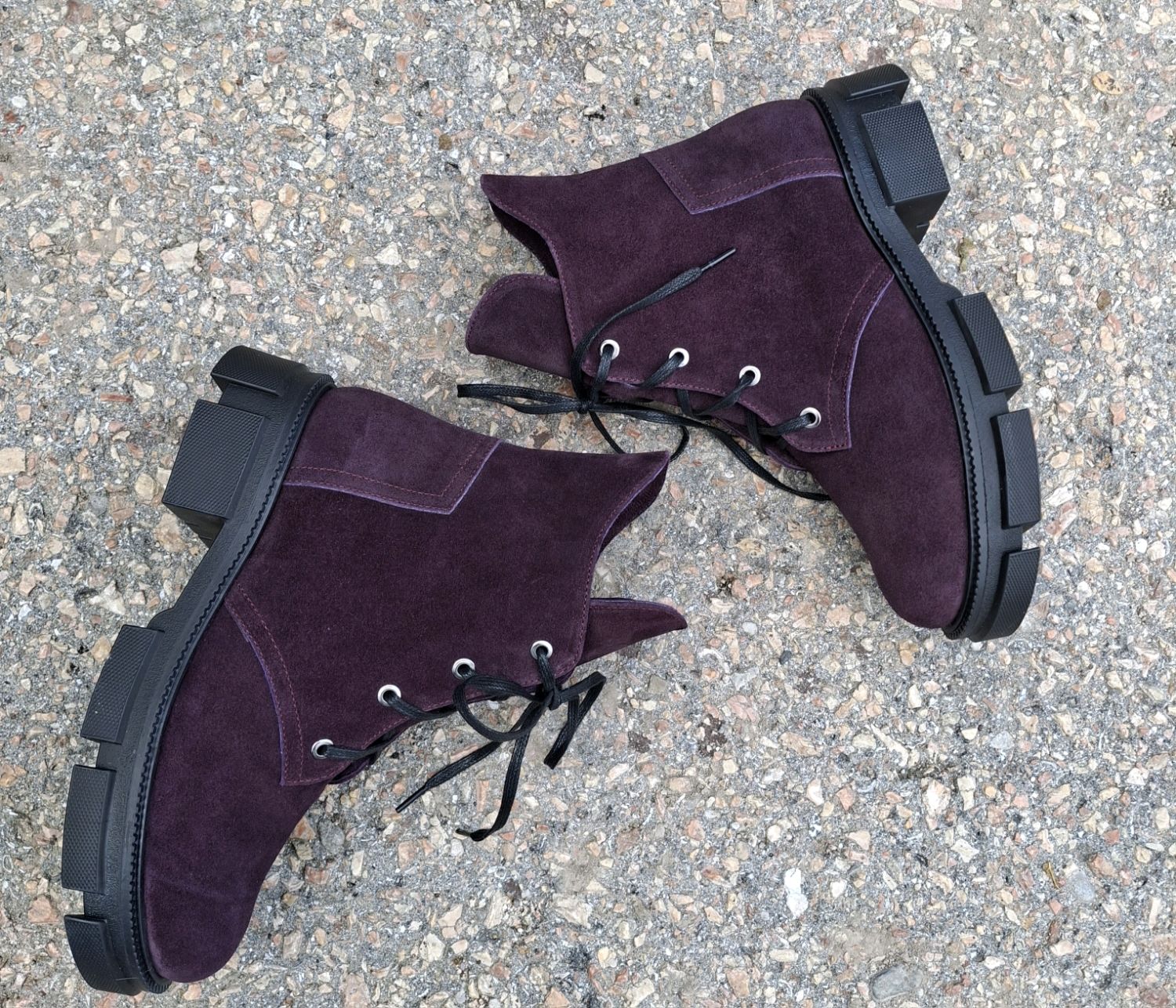 Ботинки женские, натуральная замша в интернет-магазине Ярмарка Мастеров ...