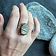 Кольцо с пиритом. Кольца. Vadjra-jewelry. Ярмарка Мастеров.  Фото №4