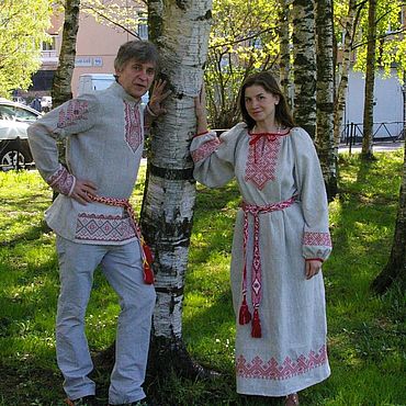 Товары в русском стиле ручной работы. Ярмарка Мастеров - ручная работа Рубаха женская Макошь традиция. Handmade.