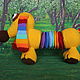 Order Educational toy Dachshund Rainbow. elenka12. Livemaster. . Stuffed Toys Фото №3