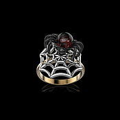 Кольцо / Перстень Мандалорец из серебра 925