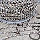 50 cm cadena de Diamantes de imitación SS 4.5 1.7 mm CRISTAL AB (4271), Chains, Voronezh,  Фото №1