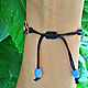 Thin braided beaded bracelet Blue Evil Eye bracelet. Braided bracelet. StylishThings4U. My Livemaster. Фото №5