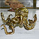 Stand for jewelry 'OCTOPUS', statuette. Figurines. Decoupage. My Livemaster. Фото №5