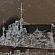 A souvenir from the cruiser Aurora bulk buy in SPb painting on glass, Figurine, St. Petersburg,  Фото №1