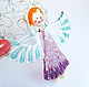 Angel of glass. Fusing. Christmas angel, Stained glass, Khabarovsk,  Фото №1