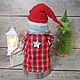 Текстильная кукла Дед Мороз. Дед Мороз и Снегурочка. Кукольное Чудо. Ярмарка Мастеров.  Фото №5