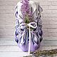 Carved candle with Lavender decor, Candles, St. Petersburg,  Фото №1