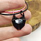 Black Heart pendant made of two halves. Pendants. Selberiya shop. My Livemaster. Фото №6