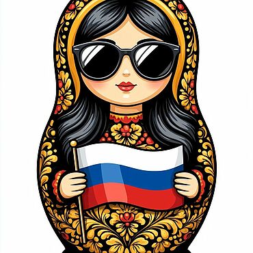 Материалы для творчества ручной работы. Ярмарка Мастеров - ручная работа Иллюстрация для печати на текстиле  РОССИЯ. Handmade.