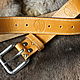 Leather belt for men 'The Chief». Straps. CRAZY RHYTHM bags (TP handmade). My Livemaster. Фото №4