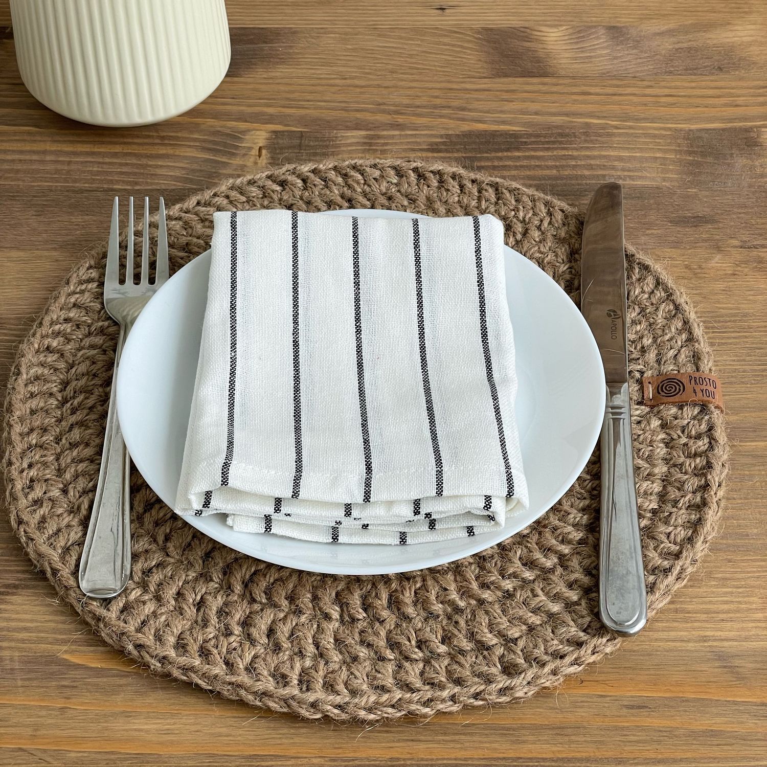 Сервировочные салфетки из джута, тейблматы, плейсматы, салфетки в ...
