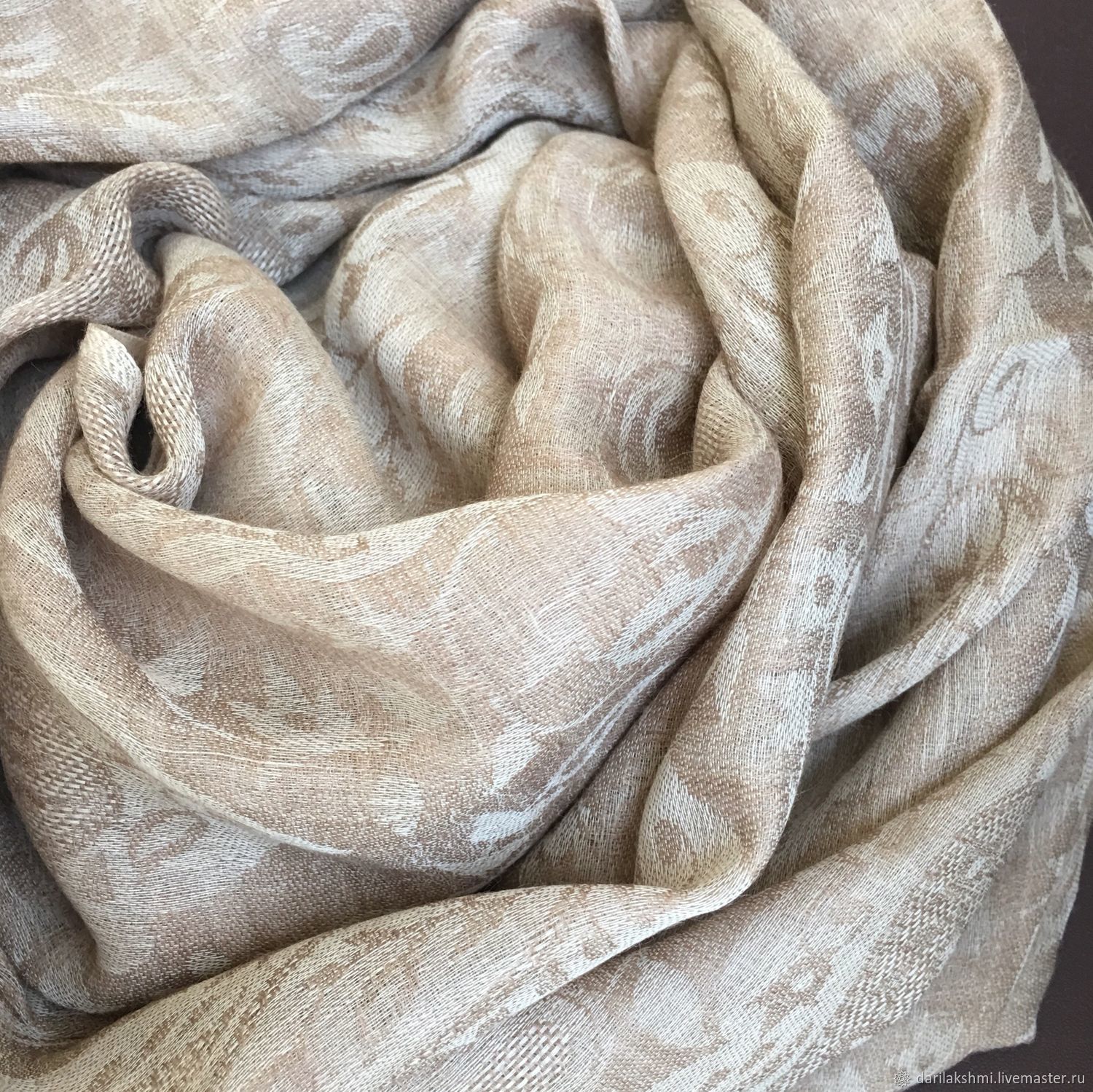 Кашемировый нежный палантин (пашмина). Тонкий и тёплый купить в ...