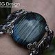 Silver plated Bracelet `Karna` Labradorite, Natural stone, Blue stone, Labradorite, SG Design, handmade jewelry