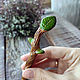 Заказать Cucharas: Cuchara de cerámica ramita con hojas. alisbelldoll (alisbell). Ярмарка Мастеров. . Spoons Фото №3