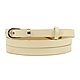 White leather belt, Straps, Moscow,  Фото №1