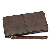 Сумки и аксессуары handmade. Livemaster - original item Men`s leather wallet for documents and money Cyrus. Handmade.