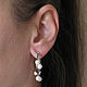 Large earrings rings with pearls 'Temptation' buy earrings. Congo earrings. Irina Moro. My Livemaster. Фото №4