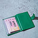 Cover for car documents and passport Green. Cover. murzikcool. My Livemaster. Фото №4