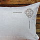 50/70 linen pillowcase with embroidery Ivanovo stitch, Pillowcases, St. Petersburg,  Фото №1