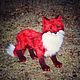 Soft toys: Red fox. Stuffed Toys. Teddybeasts. My Livemaster. Фото №6