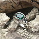 Order VS Emerald 2,09 Men's 925 silver ring with natural emerald. Bauroom - vedic jewelry & gemstones (bauroom). Livemaster. . Rings Фото №3